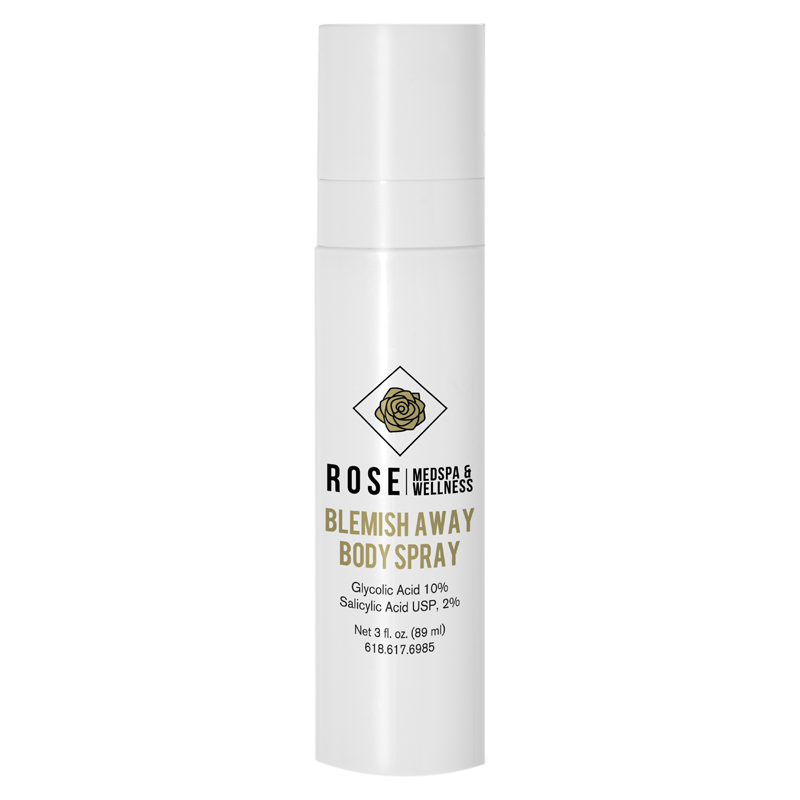 Blemish Away Body Spray, Product of Rose MedSpas and Wellness